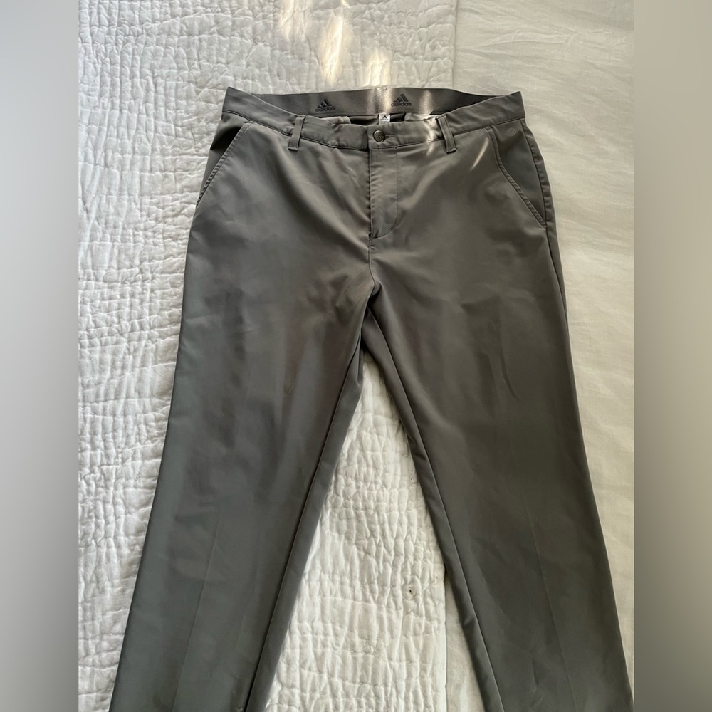 Grey Lightweight Adidas Golf Pants